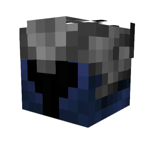 Andresspartano Minecraft avatar head, 3D render