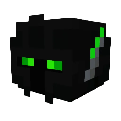 Andresugu Minecraft avatar head, 3D render