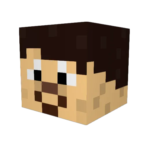 Andrew04 Minecraft avatar head, 3D render