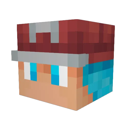 Andrew118 Minecraft avatar head, 3D render
