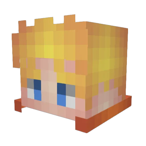 Andrew1_5 Minecraft avatar head, 3D render