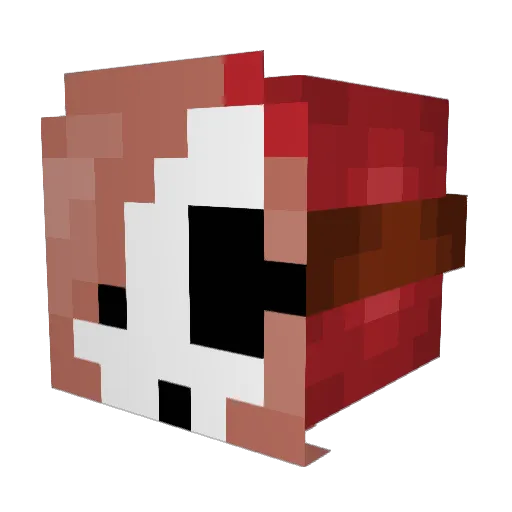 Andrew4849_ Minecraft avatar head, 3D render