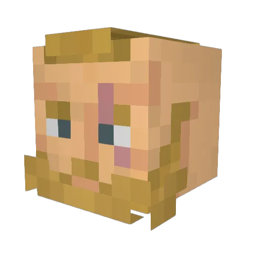 Andrew6001 Minecraft avatar head, 3D render