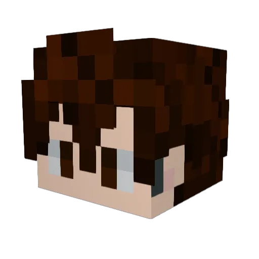 AndrewAnt07 Minecraft avatar head, 3D render