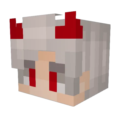 AndrewBeach11 Minecraft avatar head, 3D render