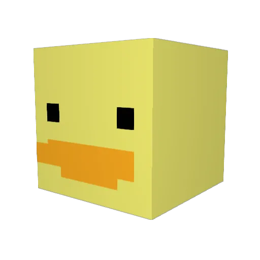 AndrewBeepBop Minecraft avatar head, 3D render