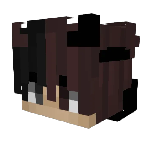 AndrewCraft_ Minecraft avatar head, 3D render