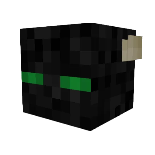 AndrewHudson Minecraft avatar head, 3D render