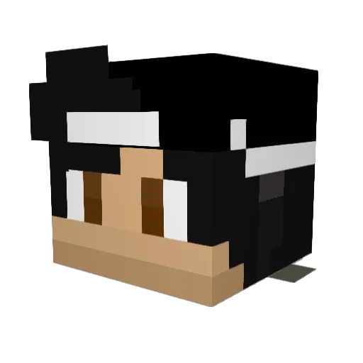 AndrewIsGaming Minecraft avatar head, 3D render