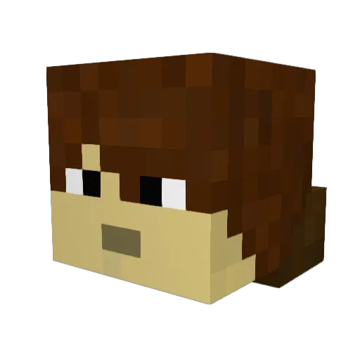 AndrewL97 Minecraft avatar head, 3D render