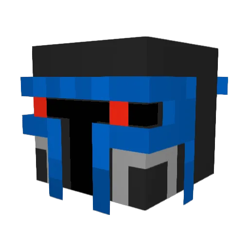 AndrewMCpc Minecraft avatar head, 3D render