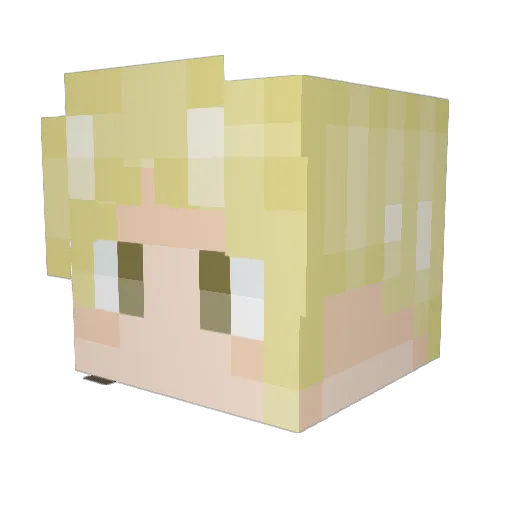 AndrewParker25 Minecraft avatar head, 3D render