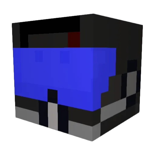 AndrewRom Minecraft avatar head, 3D render