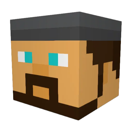 AndrewS1999 Minecraft avatar head, 3D render