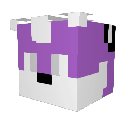 AndrewTheFoxDerg Minecraft avatar head, 3D render