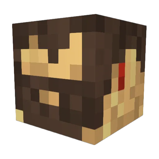AndrewTsantilas Minecraft avatar head, 3D render
