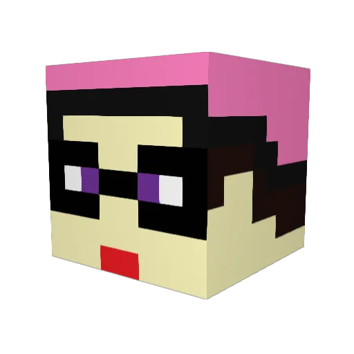 Andrew_Dewitt Minecraft avatar head, 3D render