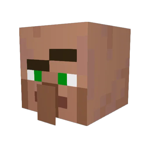 Andrew_Fake Minecraft avatar head, 3D render