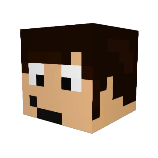 Andrew_Wind Minecraft avatar head, 3D render