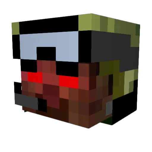 Andrew_wu Minecraft avatar head, 3D render