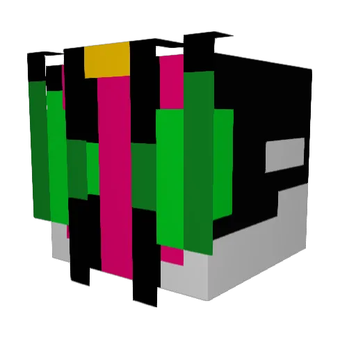 Andrewb12 Minecraft avatar head, 3D render