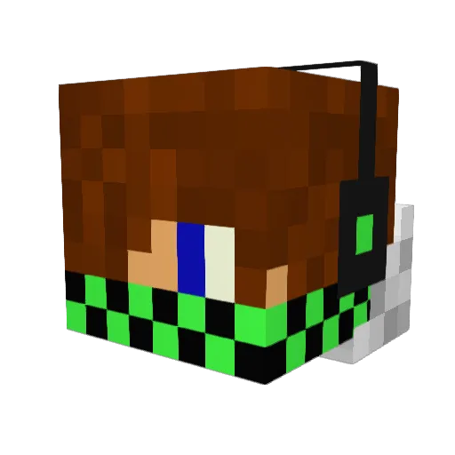 Andrewc05 Minecraft avatar head, 3D render