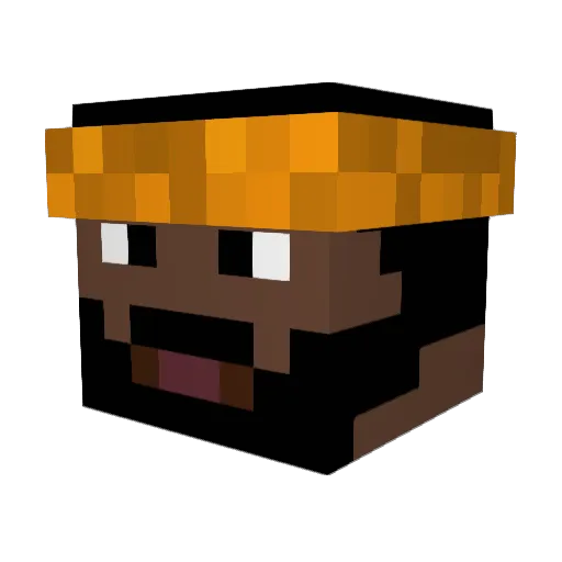 Andrewcle23 Minecraft avatar head, 3D render