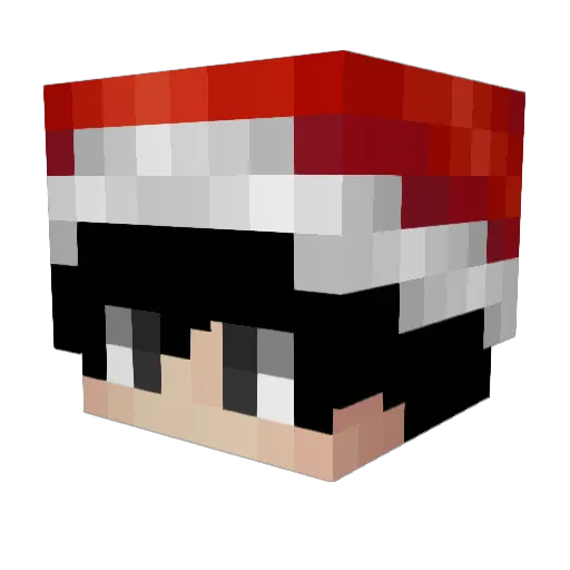 Andrewlbxx Minecraft avatar head, 3D render