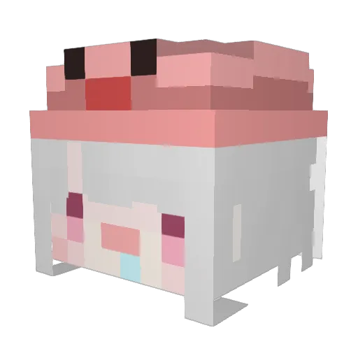 Andrewreay Minecraft avatar head, 3D render