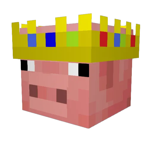 AndrewsFamily Minecraft avatar head, 3D render