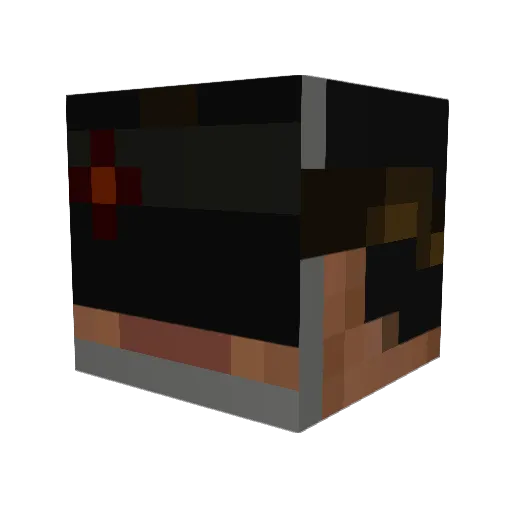 Andrewstein Minecraft avatar head, 3D render