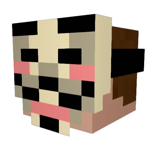Andrey3228 Minecraft avatar head, 3D render