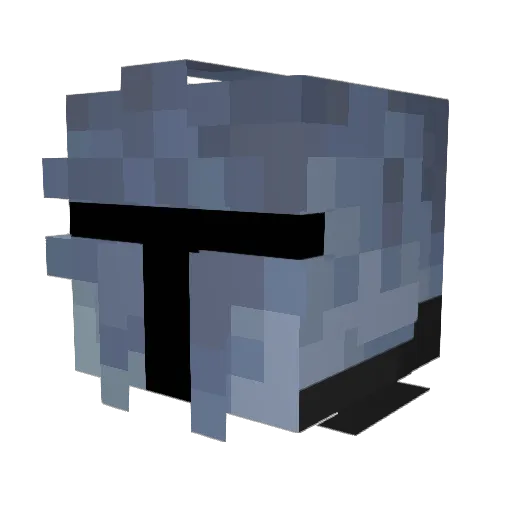 AndreyFantazer Minecraft avatar head, 3D render