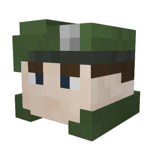 Andrey_L0L Minecraft avatar head, 3D render