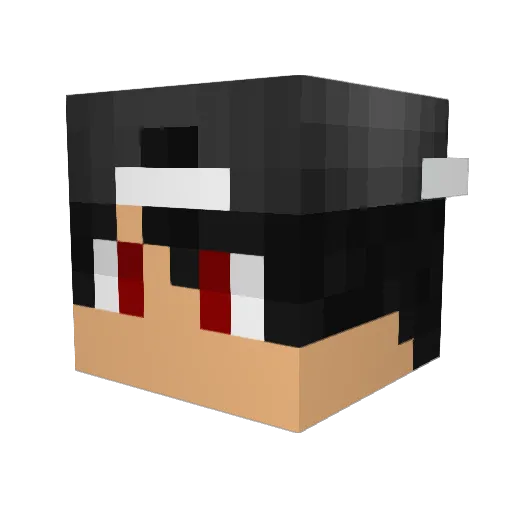 Andreyperes Minecraft avatar head, 3D render