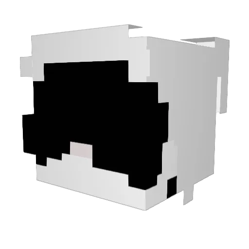Andrezsck Minecraft avatar head, 3D render