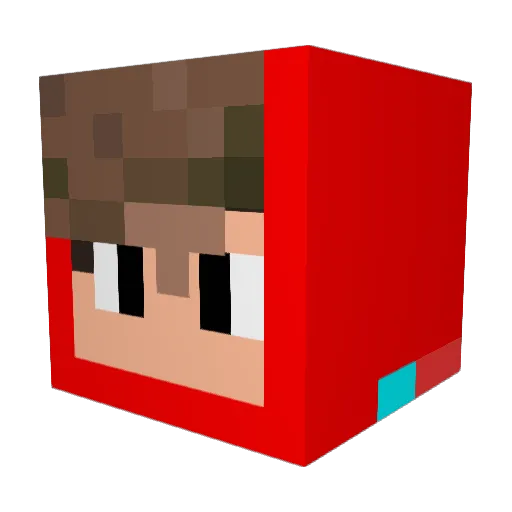 Andri12Ultimate Minecraft avatar head, 3D render