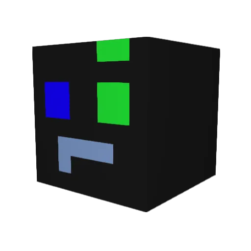 AndricoVN Minecraft avatar head, 3D render