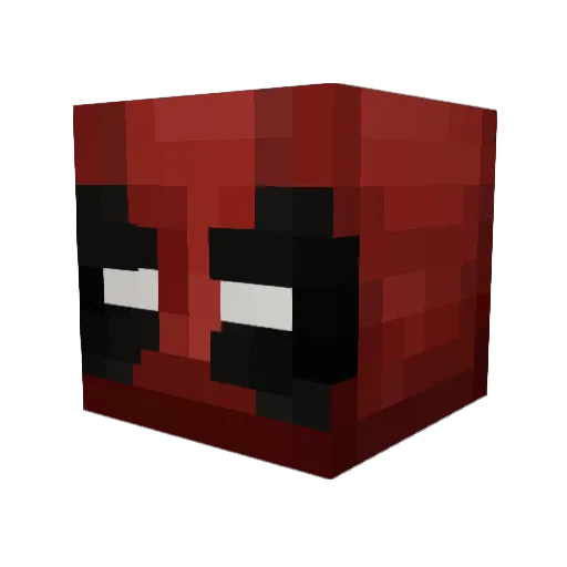Andrikkis Minecraft avatar head, 3D render