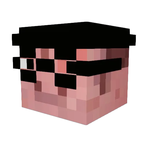 Andrios9997 Minecraft avatar head, 3D render