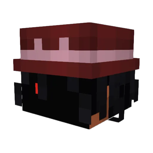 AndriskaDH Minecraft avatar head, 3D render