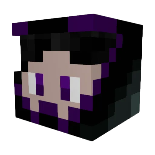 Andrman12 Minecraft avatar head, 3D render