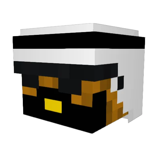 AndroidBeet Minecraft avatar head, 3D render