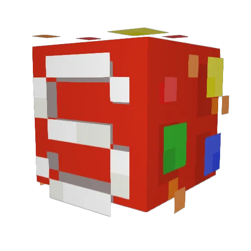 AndroidTony Minecraft avatar head, 3D render