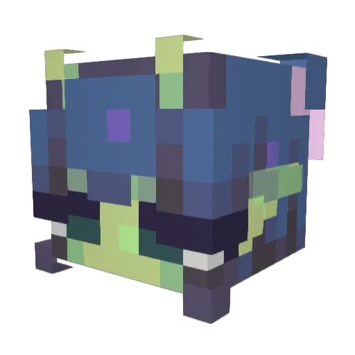 Andromeda304 Minecraft avatar head, 3D render