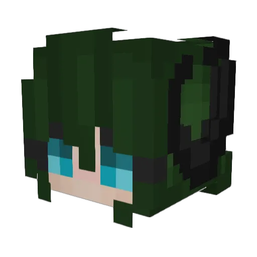 Andromeda9219 Minecraft avatar head, 3D render