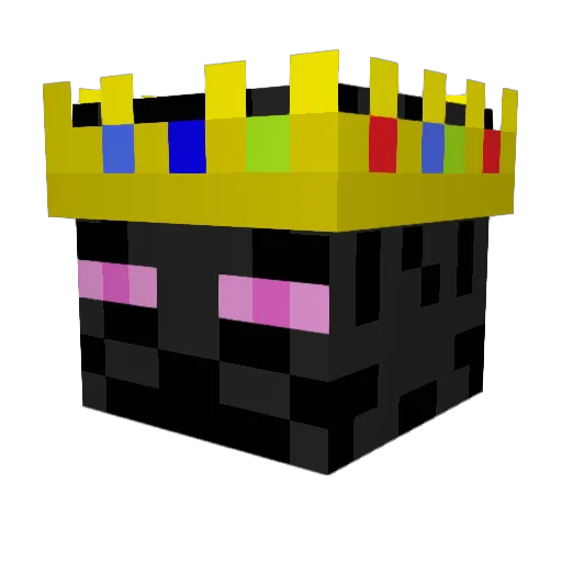 Andromee Minecraft avatar head, 3D render