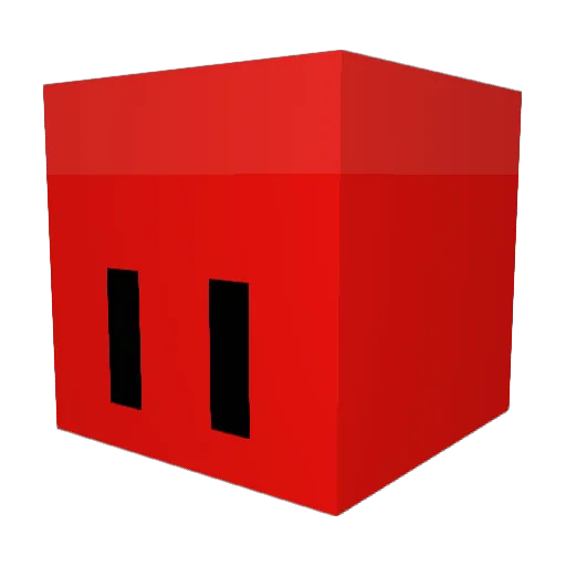 Androzaay Minecraft avatar head, 3D render