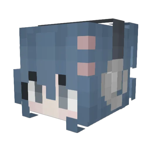 Andrullo Minecraft avatar head, 3D render