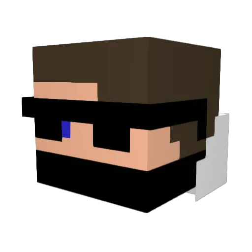 Andrushka3453 Minecraft avatar head, 3D render